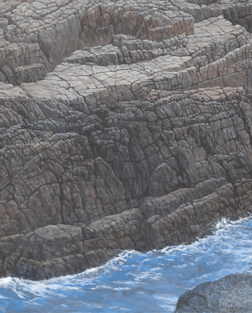 海湧奔騰（局部）