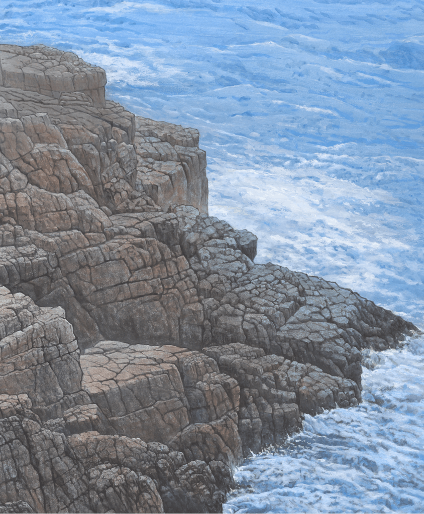 海湧奔騰（局部）