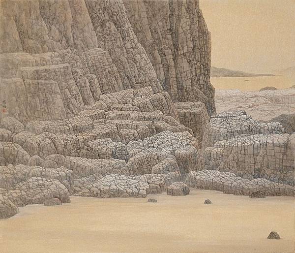 梁震明 壁映晨曦 53x45.5cm 2013